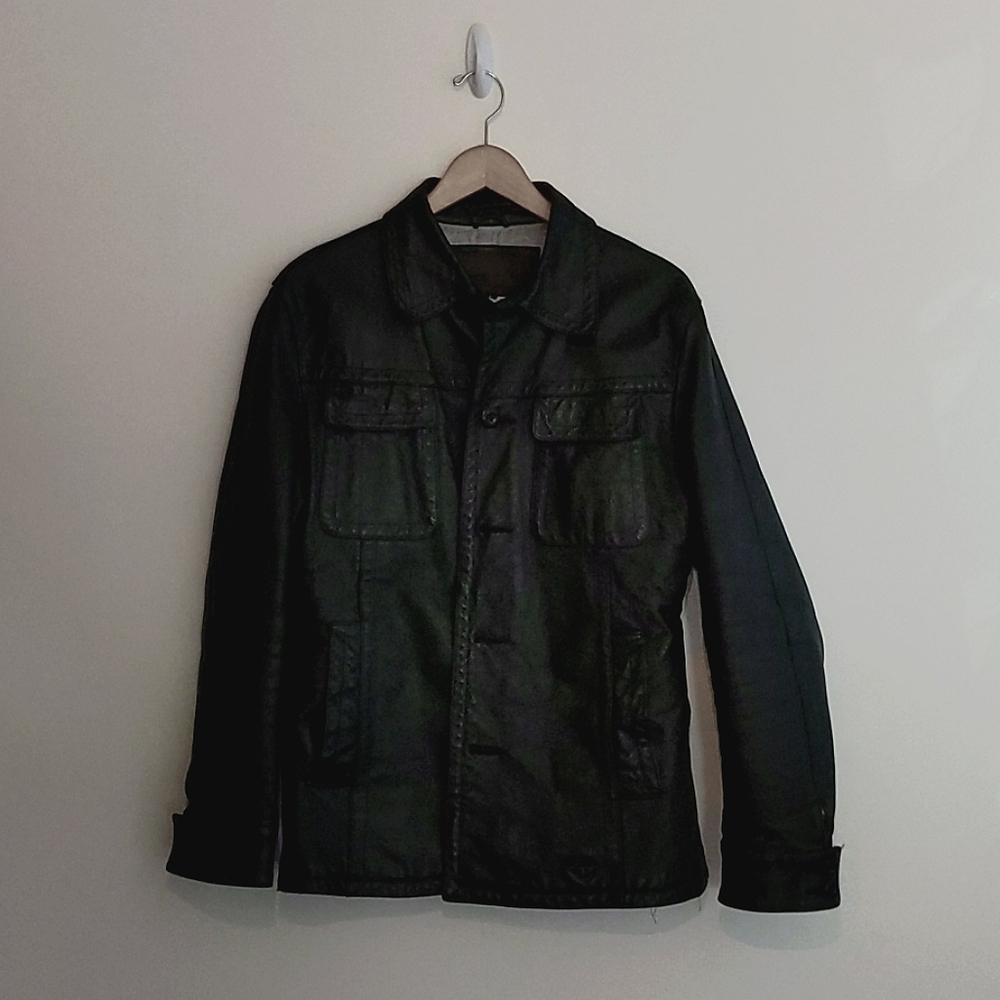 Deisel Men's Leather Jacket Size M